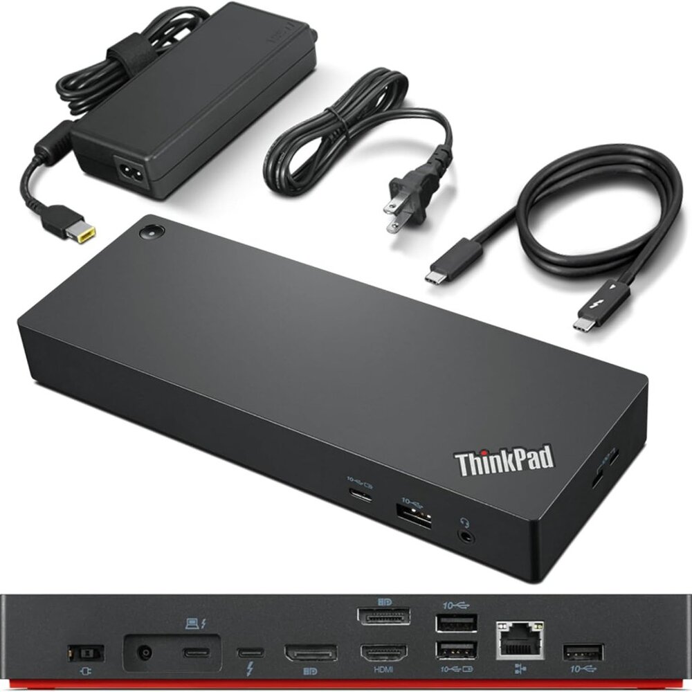 Lenovo USA ThinkPad Thunderbolt 3 Dock Gen 2 Dual UHD 4K Display